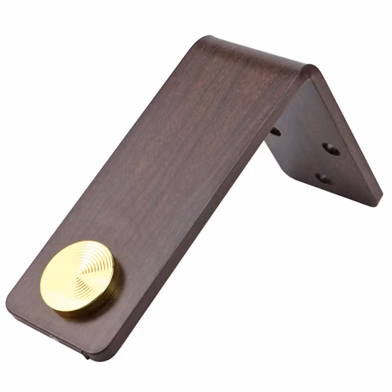 Suporte de sofá de móveis de luxo moderno metal cinta diagonal acessórios de móveis de hardware cônico